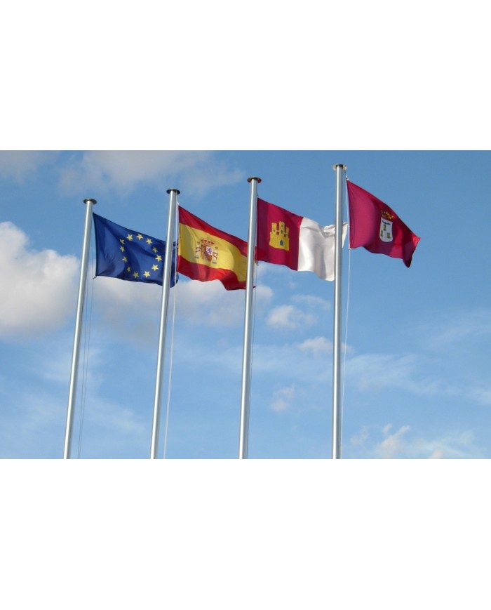 Bandera Castilla-La Mancha exterior