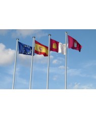 Bandera Castilla-La Mancha exterior