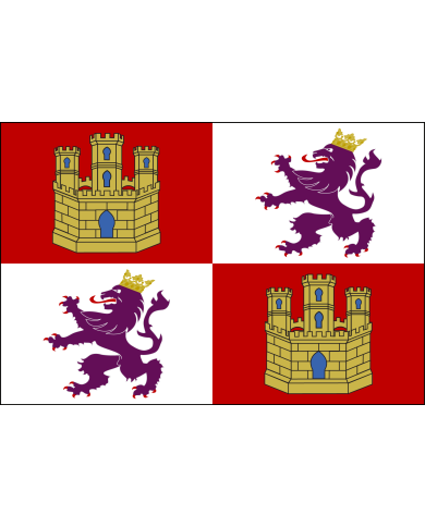 Bandera Castilla y León exterior Bandera Castilla y León exterior