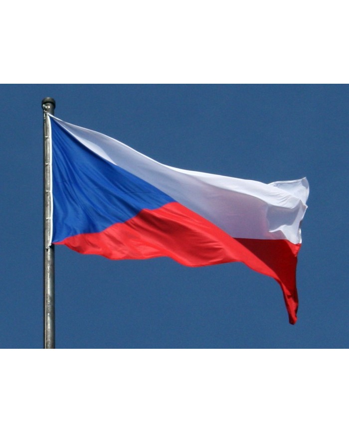 Bandera República Checa exterior