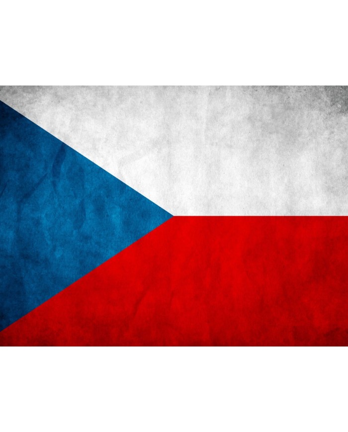 Bandera República Checa 10 x 15 cms.