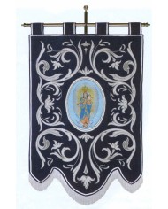 Mastíl estandarte en cruz dorado Mastíl estandarte en cruz dorado