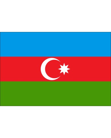 Bandera Azerbayán exterior Bandera Azerbayán exterior