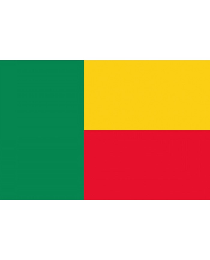 Bandera Benín exterior