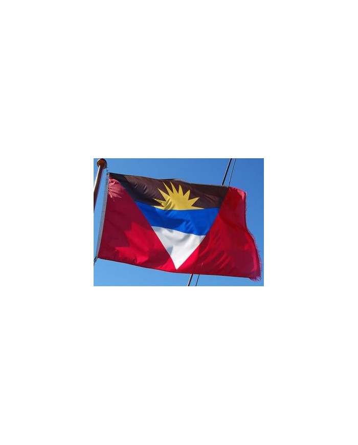 Bandera Antigua y Barbuda exterior