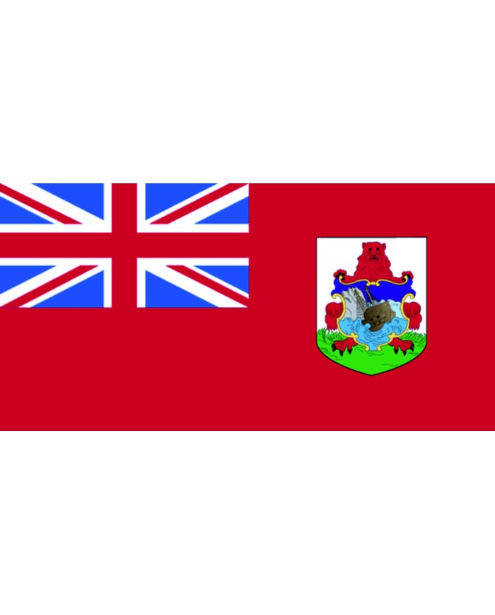 Bandera Bermudas 10 x 15 cm.