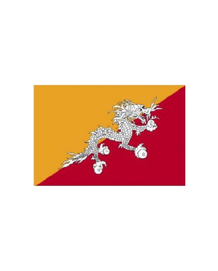 Bandera Bhután 10 x 15 cm. Bandera Bhután 10 x 15 cm.
