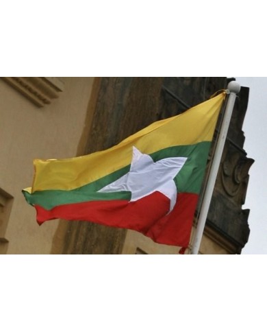 Bandera Birmania exterior Bandera Birmania exterior