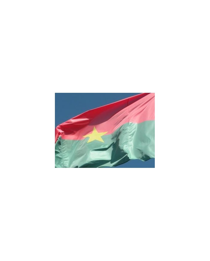 Bandera Burkina Faso exterior