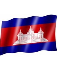Bandera Camboya exterior
