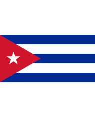 Bandera Cuba 10 x 15 cm.