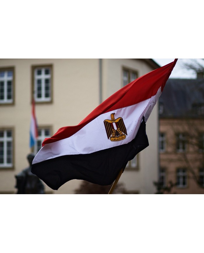 Bandera Egípto exterior