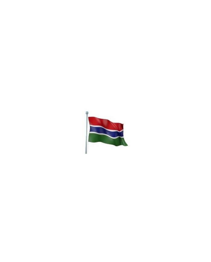 Bandera Gambia exterior Bandera Gambia exterior