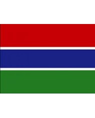 Bandera Gambia 10 x 15 cm.