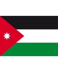 Bandera Jordania 10 x 15 cm.