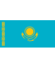 Bandera Kazajistán exterior Bandera Kazajistán exterior