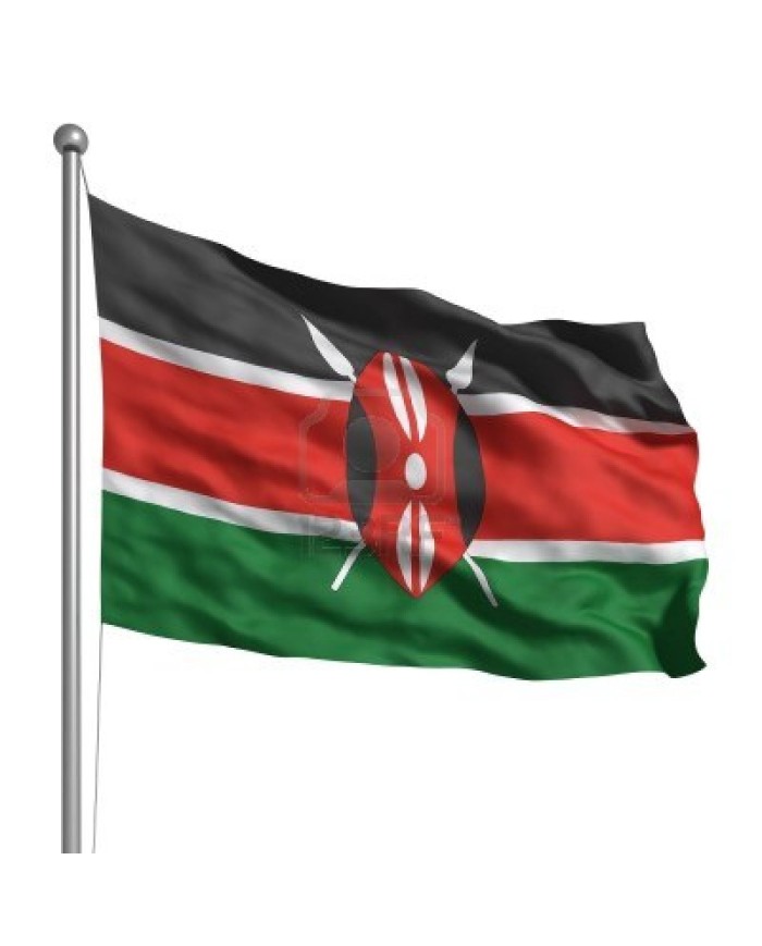 Bandera Kenia exterior