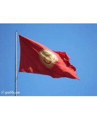 Bandera Kirguistán exterior Bandera Kirguistán exterior