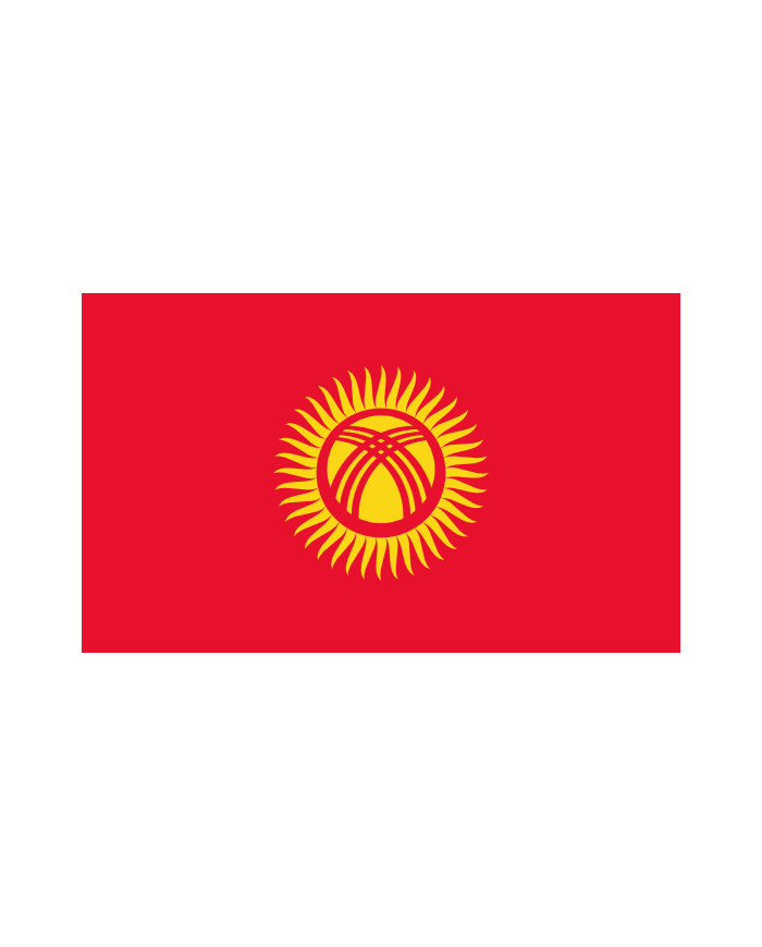 Bandera Kirguistán exterior Bandera Kirguistán exterior