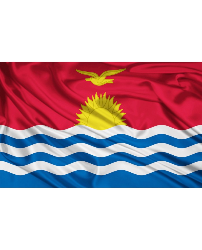 Bandera Kiributi 10 x 15  cm.