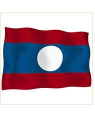 Bandera Laos exterior Bandera Laos exterior
