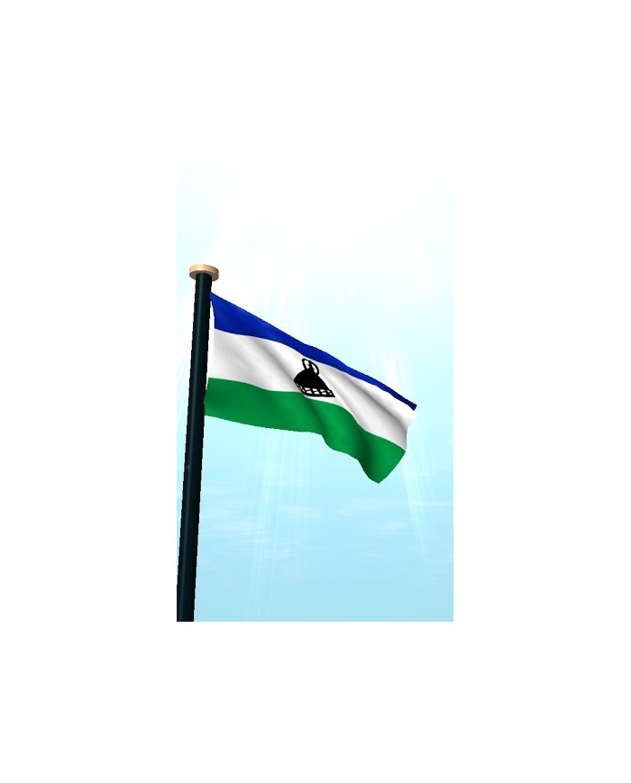 Bandera Lesotho exterior Bandera Lesotho exterior