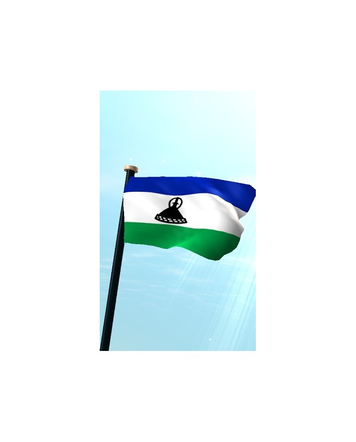 Bandera Lesotho exterior Bandera Lesotho exterior