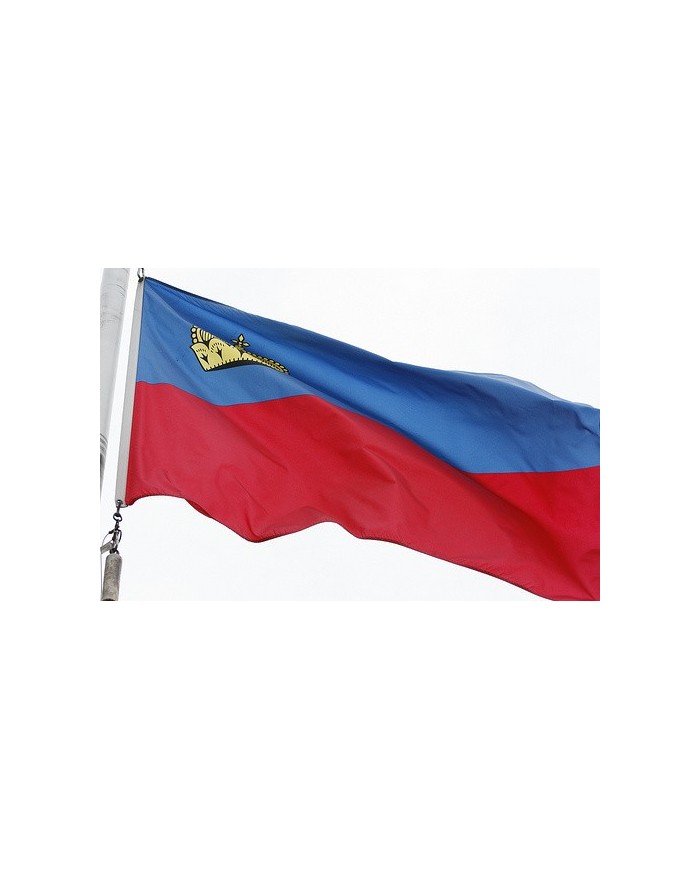 Bandera Liechtenstein exterior Bandera Liechtenstein exterior