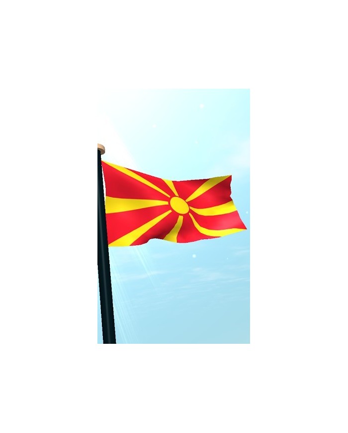Bandera Macedonia exterior Bandera Macedonia exterior