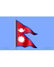 Bandera Nepal exterior Bandera Nepal exterior
