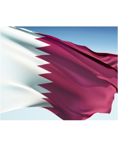 Bandera Qatar exterior Bandera Qatar exterior