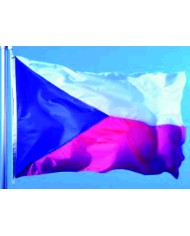 Bandera República Checa exterior