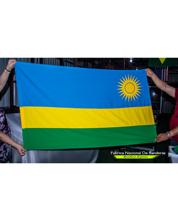Bandera Ruanda exterior