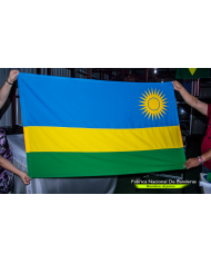 Bandera Ruanda exterior