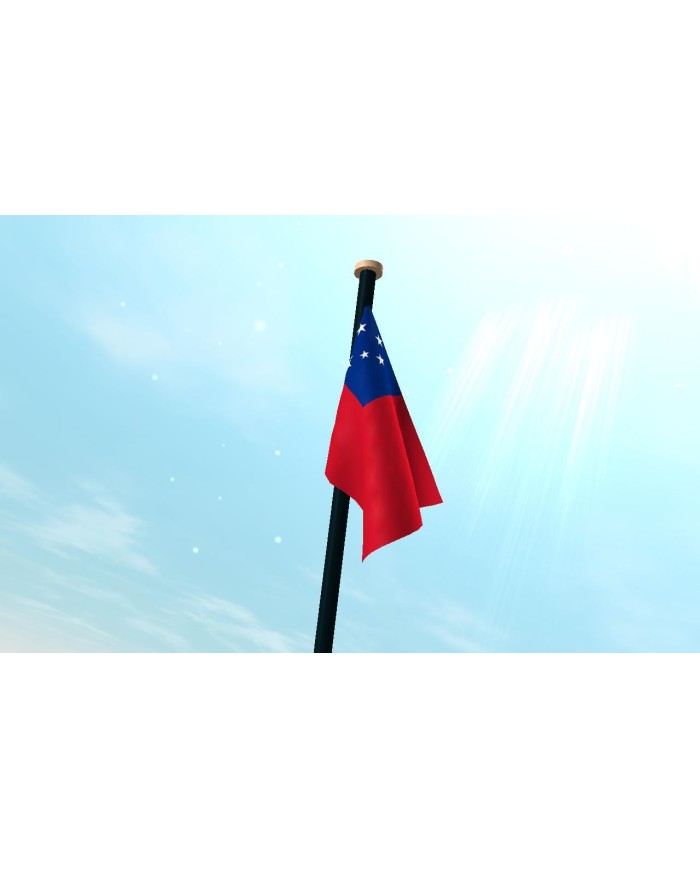 Bandera Samoa occidental exterior