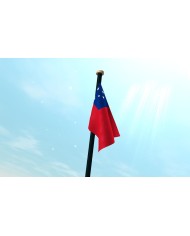 Bandera Samoa occidental exterior