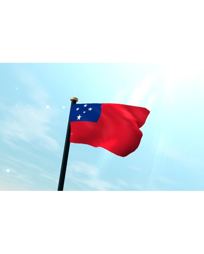 Bandera Samoa occidental exterior