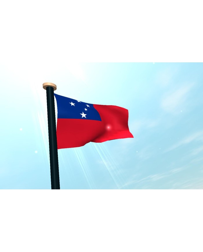 Bandera Samoa occidental exterior