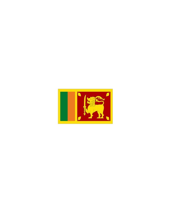 Bandera Sri Lanka 10 x 15 cm. Bandera Sri Lanka 10 x 15 cm.