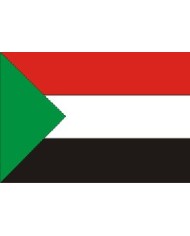 Bandera Sudán 10 x 15 cm.
