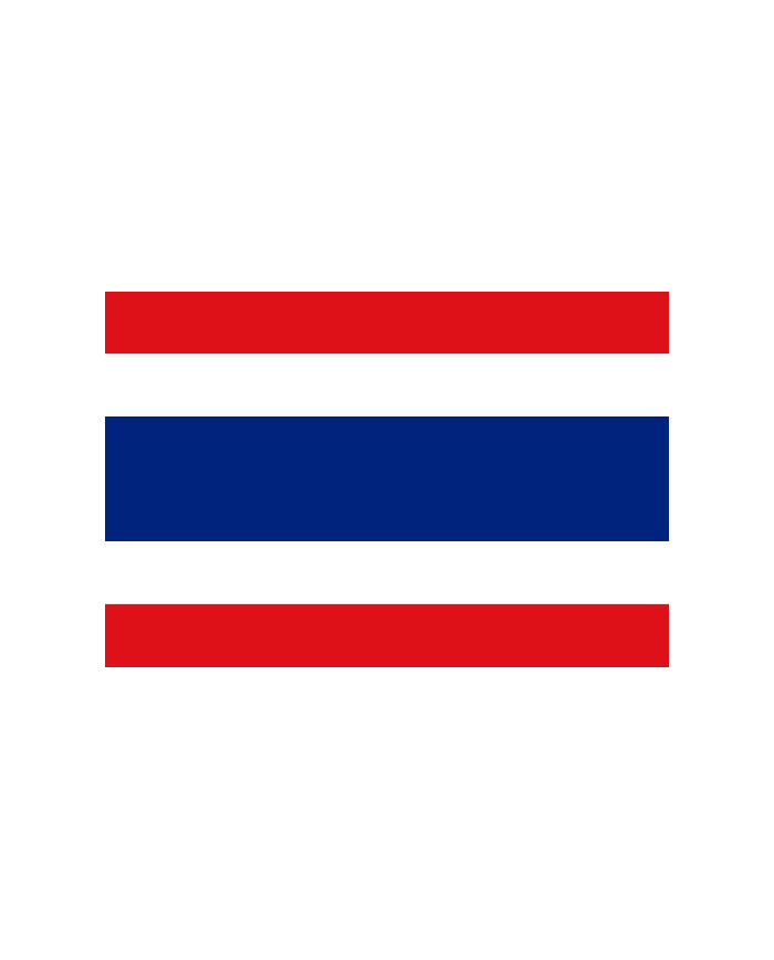 Bandera Tailandia 10 x 15 cm. Bandera Tailandia 10 x 15 cm.