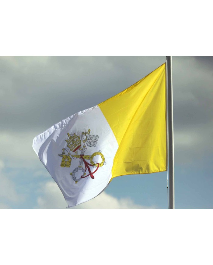 Bandera Vaticano exterior Bandera Vaticano exterior