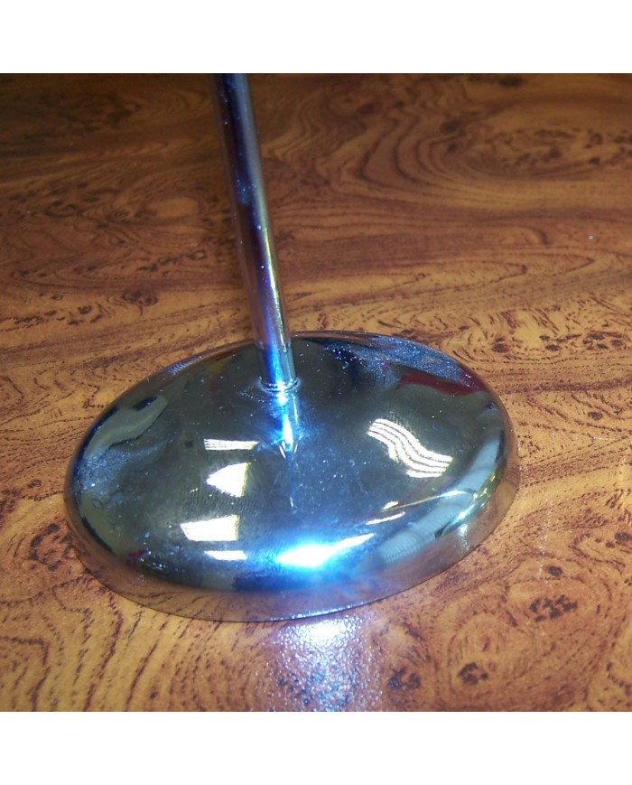 Peana y mástil sobremesa cromado Peana y mástil sobremesa cromado