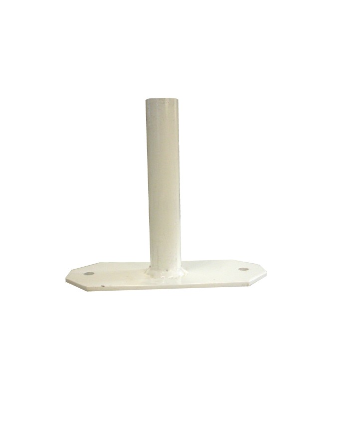 Base individual recta para mástil 36 m/m