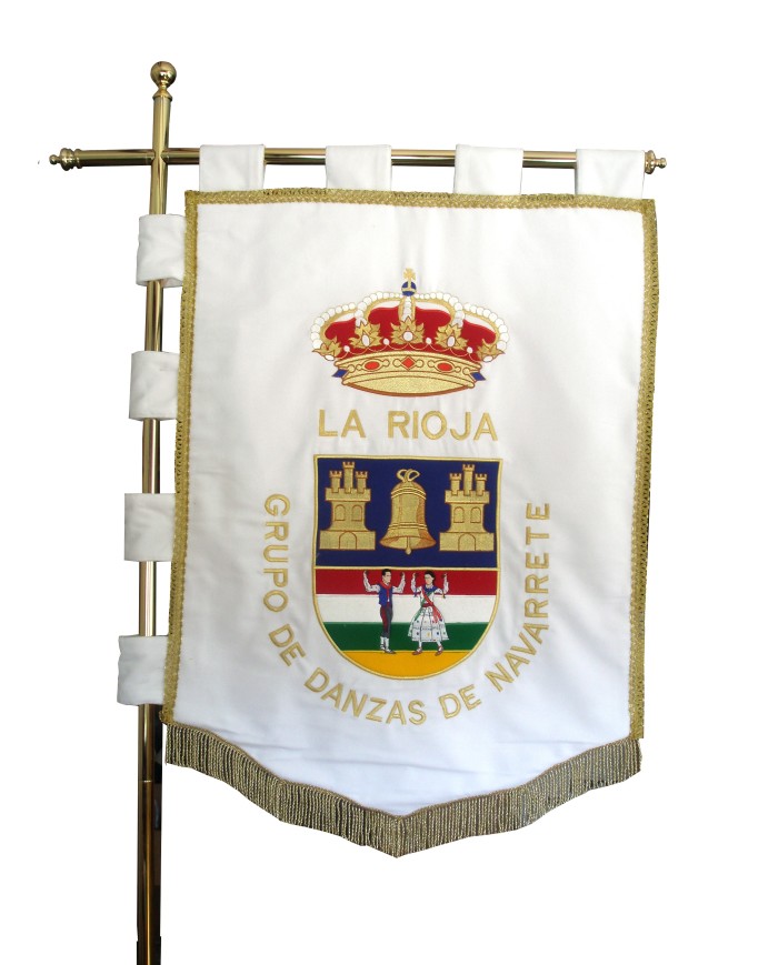 Estandarte con escudo personalizado Estandarte con escudo personalizado