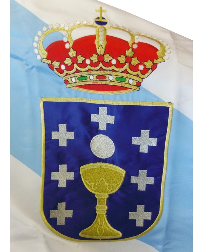 Comprar Bandera de Galicia de raso para despacho - BPH