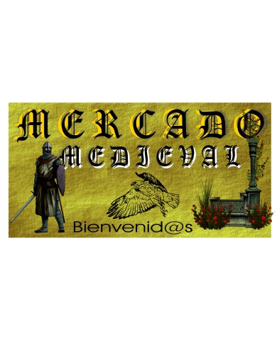 PANCARTA MERCADO MEDIEVAL PANCARTA MERCADO MEDIEVAL
