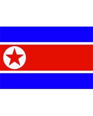 Bandera Corea del norte exterior