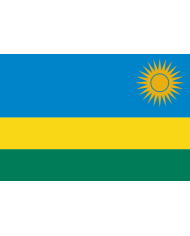 Bandera Ruanda exterior