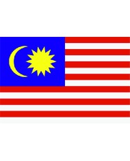 Bandera Malasia 10 x 15 cm.